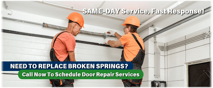 Broken Garage Door Spring Cleveland OH
